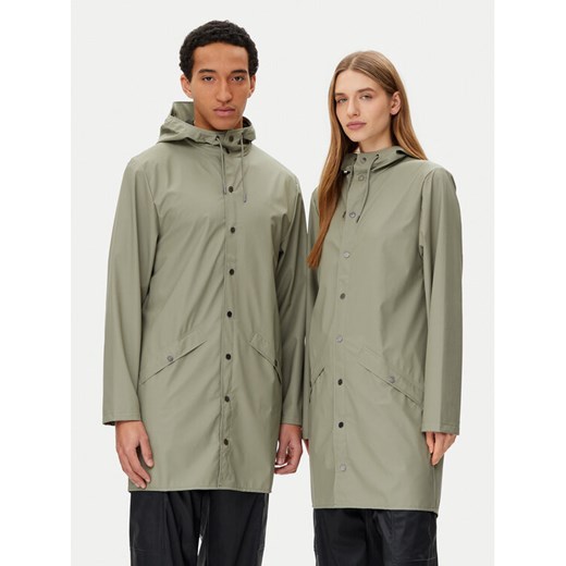 Rains Kurtka przeciwdeszczowa Unisex 12020 Zielony Regular Fit ze sklepu MODIVO w kategorii Kurtki damskie - zdjęcie 182689813