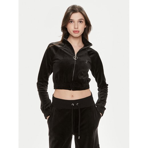 Juicy Couture Bluza Tasha JCWCT24306 Czarny Slim Fit ze sklepu MODIVO w kategorii Bluzy damskie - zdjęcie 182689844