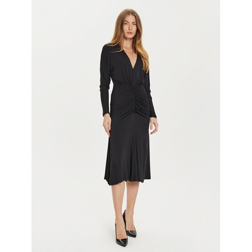 PINKO Sukienka dzianinowa 104455 A29B Czarny Regular Fit ze sklepu MODIVO w kategorii Sukienki - zdjęcie 182689894