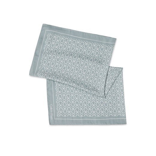 Calvin Klein Chusta Silk K60K611413 Szary ze sklepu MODIVO w kategorii Szaliki i chusty damskie - zdjęcie 182689910