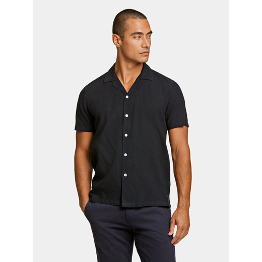 Lindbergh Koszula 30-203319 Czarny Relaxed Fit ze sklepu MODIVO w kategorii Koszule męskie - zdjęcie 182689914