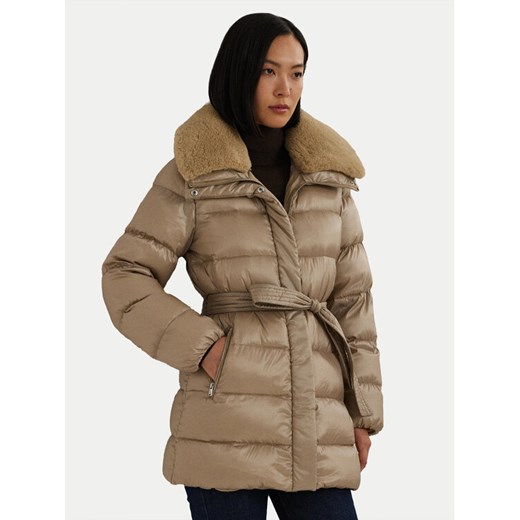 LAUREN RALPH LAUREN Kurtka puchowa 297957500001 Beżowy Regular Fit ze sklepu MODIVO w kategorii Kurtki damskie - zdjęcie 182689931