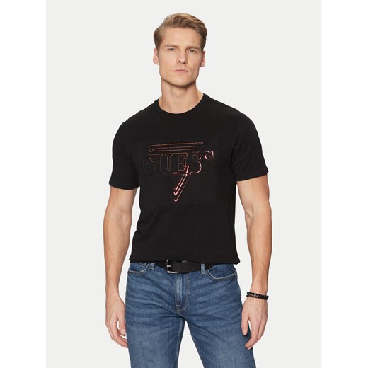 Guess T-Shirt M5RI62 K9RM1 Czarny Regular Fit ze sklepu MODIVO w kategorii T-shirty męskie - zdjęcie 182690013