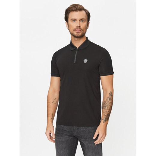 EA7 Emporio Armani Polo 8NPF13 PJRGZ 1200 Czarny Regular Fit ze sklepu MODIVO w kategorii T-shirty męskie - zdjęcie 182690020