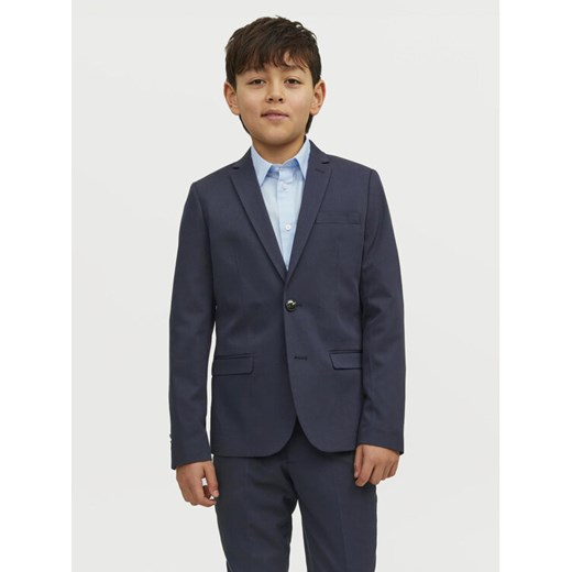 Jack&Jones Junior Marynarka Solar 12203557 Niebieski Slim Fit ze sklepu MODIVO w kategorii Marynarki męskie - zdjęcie 182690141