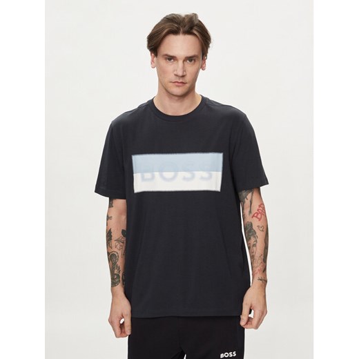 Boss T-Shirt 50512998 Granatowy Regular Fit XL MODIVO