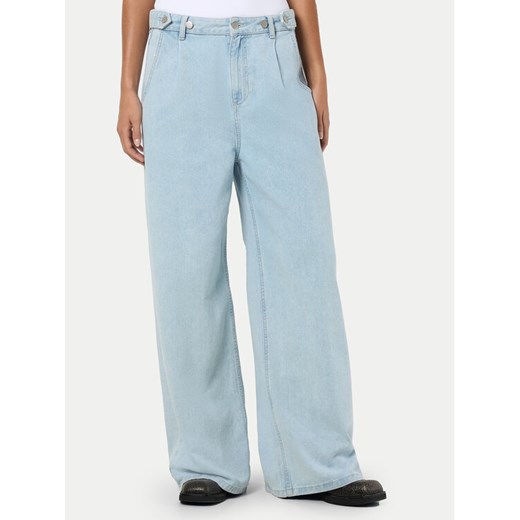 Noisy May Jeansy 27033285 Niebieski Wide Leg ze sklepu MODIVO w kategorii Jeansy damskie - zdjęcie 182690170