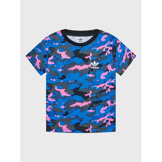 adidas T-Shirt Allover HK0275 Kolorowy Regular Fit ze sklepu MODIVO w kategorii T-shirty chłopięce - zdjęcie 182690183
