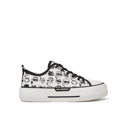 KARL LAGERFELD Trampki KL60612T Biały ze sklepu MODIVO w kategorii Trampki damskie - zdjęcie 182690232