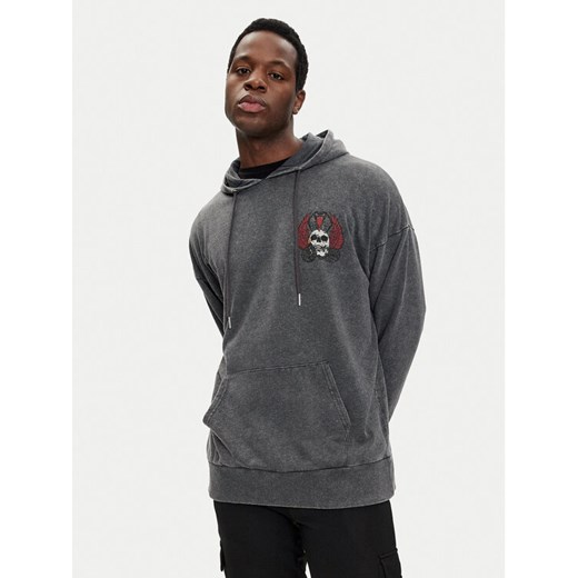 Brave Soul Bluza MSS-627PEROXIDE Czarny Relaxed Fit ze sklepu MODIVO w kategorii Bluzy męskie - zdjęcie 182690243