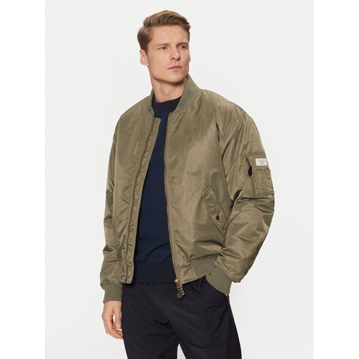 Guess Jeans Kurtka bomber M5RL81 WHAA2 Khaki Regular Fit ze sklepu MODIVO w kategorii Kurtki męskie - zdjęcie 182690253