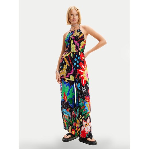 Desigual Kombinezon Jungle 24SWMW06 Kolorowy Relaxed Fit ze sklepu MODIVO w kategorii Kombinezony damskie - zdjęcie 182690283
