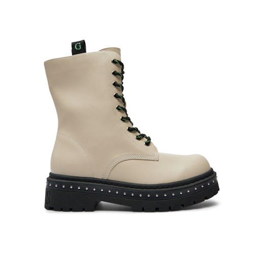 Guess Trapery Joya FL7JYA LEA10 Écru ze sklepu MODIVO w kategorii Workery damskie - zdjęcie 182690302