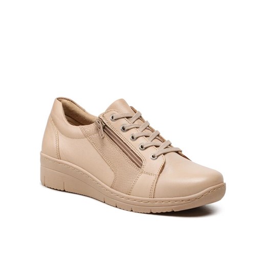 Go Soft Sneakersy WI23-REBECA-17 Beżowy ze sklepu MODIVO w kategorii Półbuty damskie - zdjęcie 182690344