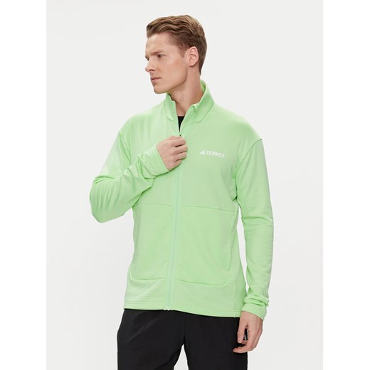 adidas Bluza techniczna Terrex Multi Light IQ3741 Zielony Slim Fit ze sklepu MODIVO w kategorii Bluzy męskie - zdjęcie 182690380