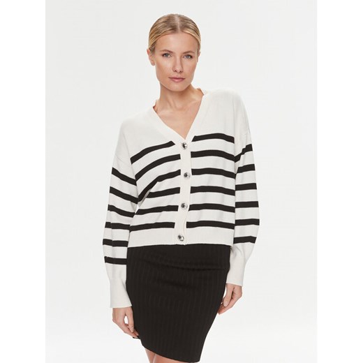 Guess Kardigan W4RR56 Z37L1 Écru Regular Fit ze sklepu MODIVO w kategorii Swetry damskie - zdjęcie 182690434