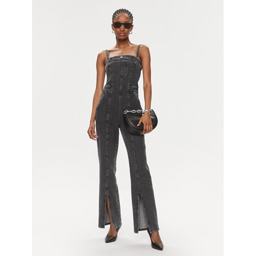 Karl Lagerfeld Jeans Kombinezon 240J1309 Szary Skinny Fit ze sklepu MODIVO w kategorii Kombinezony damskie - zdjęcie 182690441