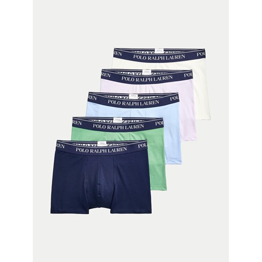 Polo Ralph Lauren Komplet 5 par bokserek 714864292014 Kolorowy ze sklepu MODIVO w kategorii Majtki męskie - zdjęcie 182690444