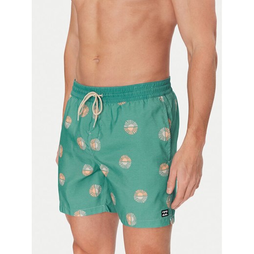Billabong Szorty kąpielowe Vacay Lb EBYJV00144 Zielony Regular Fit ze sklepu MODIVO w kategorii Kąpielówki - zdjęcie 182690463