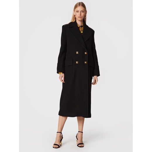 Pinko Płaszcz wełniany Clarinda 1G17Z7 Y7DY Czarny Regular Fit ze sklepu MODIVO w kategorii Płaszcze damskie - zdjęcie 182690513