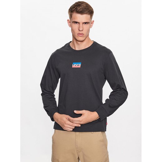 Levi's® Longsleeve Graphic Mini 36015-0157 Czarny Regular Fit ze sklepu MODIVO w kategorii T-shirty męskie - zdjęcie 182690560