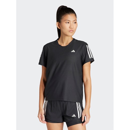 adidas Koszulka techniczna Own The Run IN2961 Czarny Regular Fit ze sklepu MODIVO w kategorii Bluzki damskie - zdjęcie 182690593