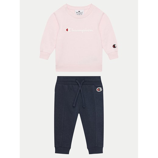 Champion Dres 307057 Różowy Regular Fit ze sklepu MODIVO w kategorii Komplety niemowlęce - zdjęcie 182690601