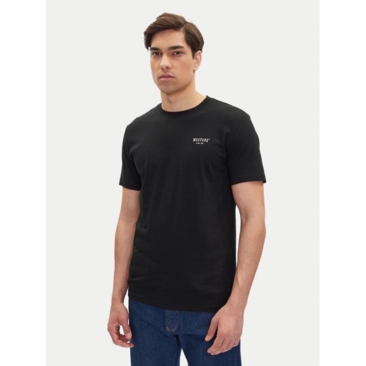 Mustang T-Shirt Austin 1016273 Czarny Regular Fit ze sklepu MODIVO w kategorii T-shirty męskie - zdjęcie 182690610