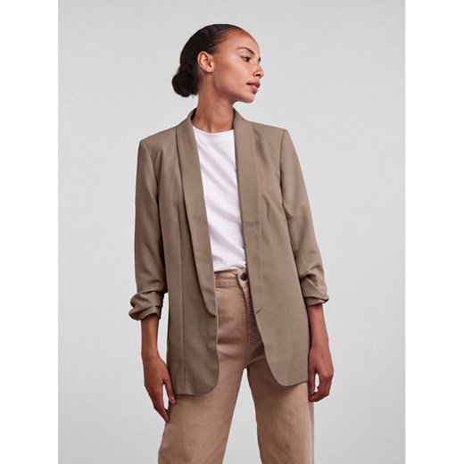 Pieces Marynarka 17090996 Beżowy Regular Fit ze sklepu MODIVO w kategorii Marynarki damskie - zdjęcie 182690634