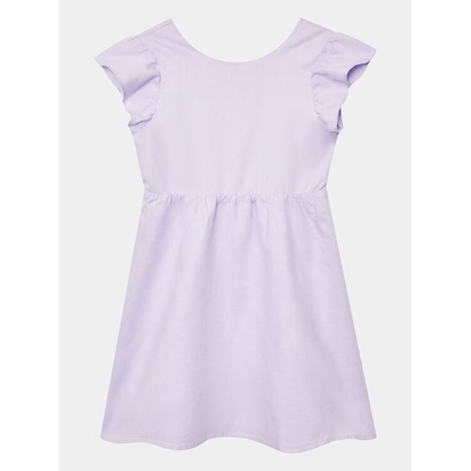 United Colors Of Benetton Sukienka codzienna 4BE7CV01A Fioletowy Regular Fit ze sklepu MODIVO w kategorii Sukienki dziewczęce - zdjęcie 182690651