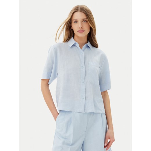 Tommy Hilfiger Koszula WW0WW44720 Błękitny Relaxed Fit ze sklepu MODIVO w kategorii Koszule damskie - zdjęcie 182690672