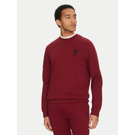 U.S. Polo Assn. Bluza MUP2256 Czerwony Regular Fit ze sklepu MODIVO w kategorii Bluzy męskie - zdjęcie 182690701