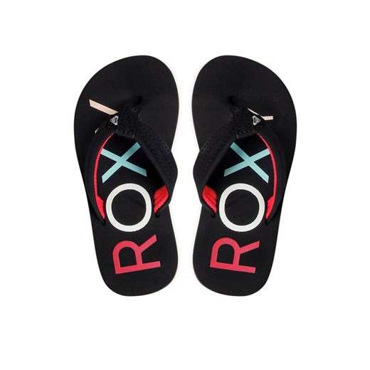 Roxy Japonki ARGL100281 Czarny ze sklepu MODIVO w kategorii Klapki dziecięce - zdjęcie 182690711