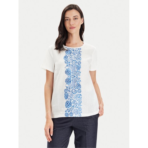Weekend Max Mara T-Shirt Magno 2415941072 Biały Regular Fit ze sklepu MODIVO w kategorii Bluzki damskie - zdjęcie 182690792