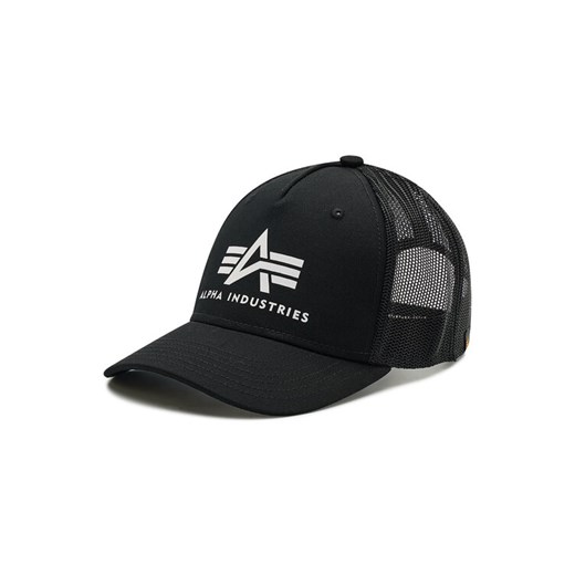 Alpha Industries Czapka z daszkiem Basic Trucker Cap 186902 Czarny Alpha Industries 00 MODIVO