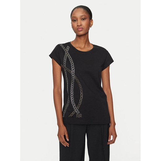 Rinascimento T-Shirt CFC0121232003 Czarny Regular Fit ze sklepu MODIVO w kategorii Bluzki damskie - zdjęcie 182690881