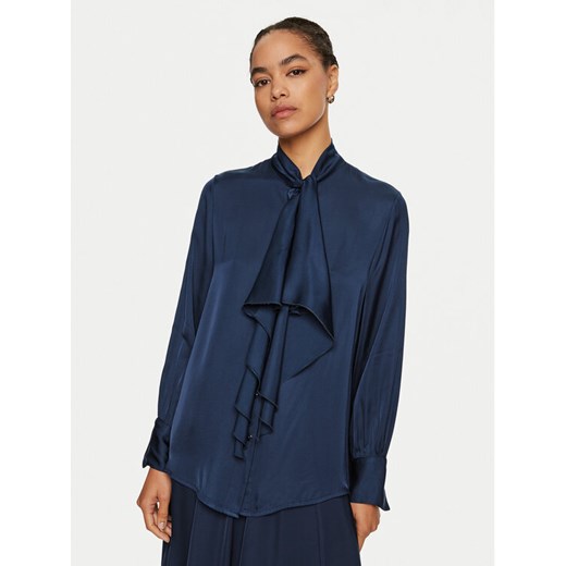 ViCOLO Bluzka TS0193 Granatowy Regular Fit ze sklepu MODIVO w kategorii Bluzki damskie - zdjęcie 182691041