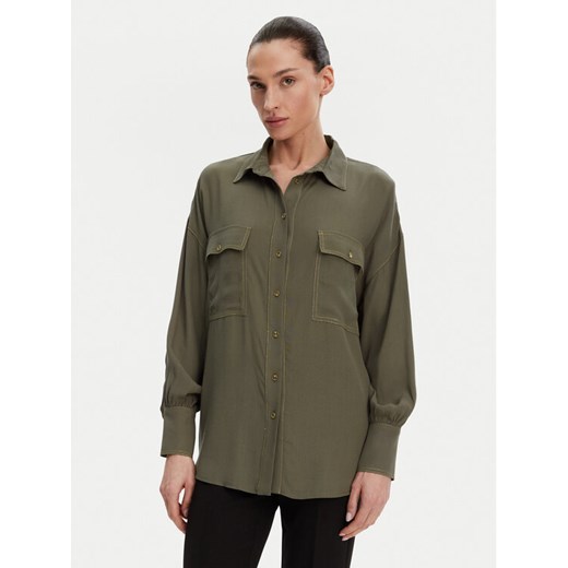ACCESS FASHION Koszula 53-7006-394 Zielony Relaxed Fit ze sklepu MODIVO w kategorii Koszule damskie - zdjęcie 182691093