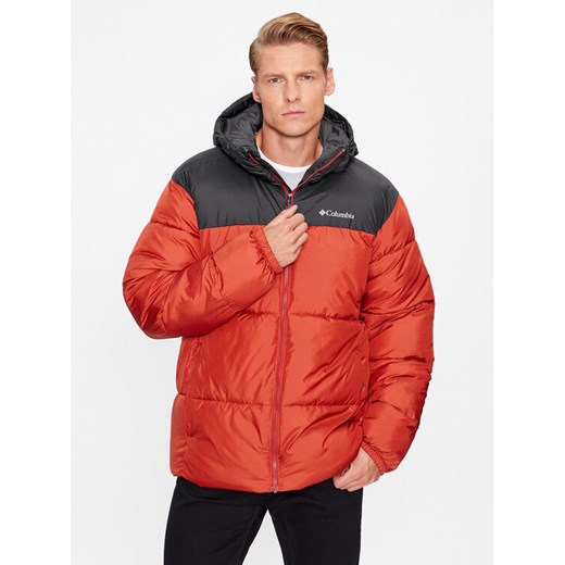 Columbia Kurtka zimowa Puffect™ Hooded Jacket 200841 Pomarańczowy Regular Fit ze sklepu MODIVO w kategorii Kurtki męskie - zdjęcie 182691104