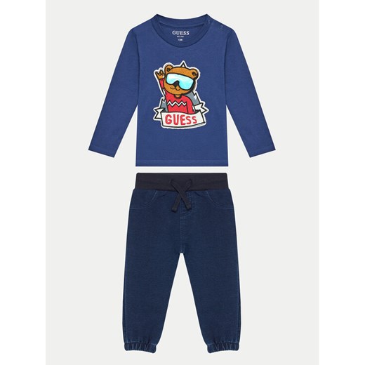 Guess Komplet bluzka i spodnie I4BG09 I3Z13 Kolorowy Regular Fit ze sklepu MODIVO w kategorii Komplety niemowlęce - zdjęcie 182691111