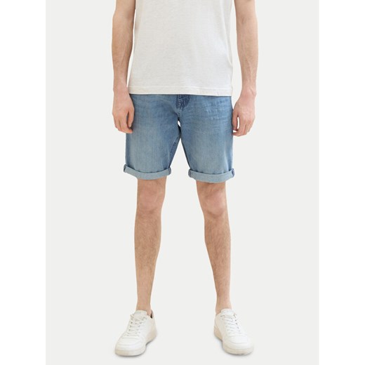 Tom Tailor Szorty jeansowe 1040194 Niebieski Regular Fit ze sklepu MODIVO w kategorii Spodenki męskie - zdjęcie 182691113