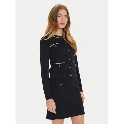 Motivi Kardigan M4566100874N Czarny Regular Fit ze sklepu MODIVO w kategorii Swetry damskie - zdjęcie 182691204