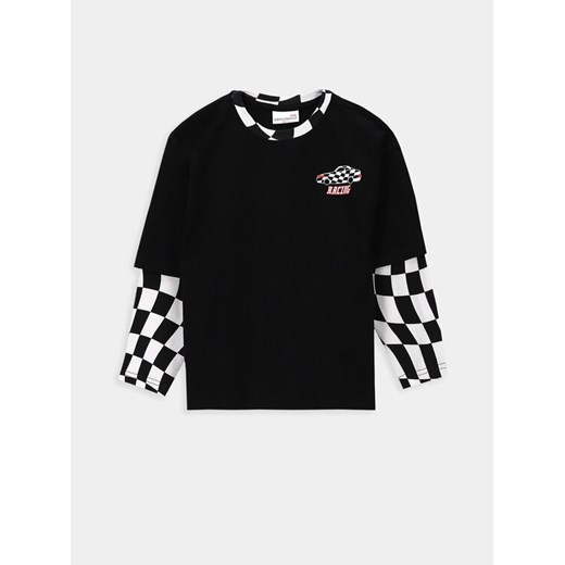 Coccodrillo Bluzka WC4143102RAK Czarny Regular Fit ze sklepu MODIVO w kategorii T-shirty chłopięce - zdjęcie 182691250