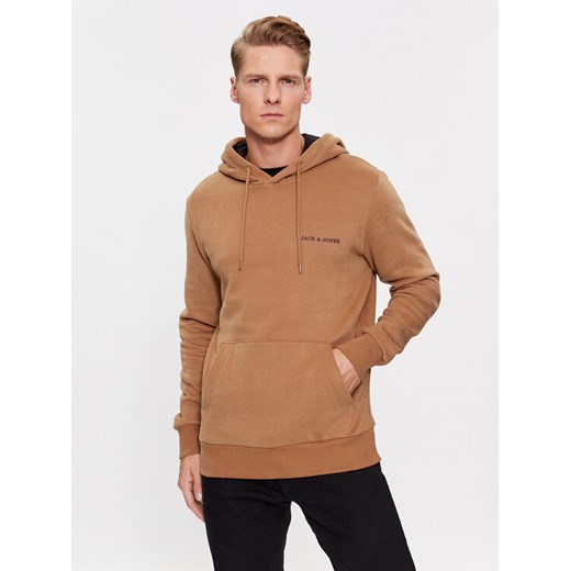 Jack&Jones Bluza 12236159 Brązowy Regular Fit ze sklepu MODIVO w kategorii Bluzy męskie - zdjęcie 182691262