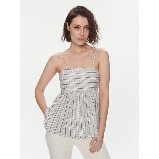 TWINSET Top 241TF2023 Biały Regular Fit ze sklepu MODIVO w kategorii Bluzki damskie - zdjęcie 182691272