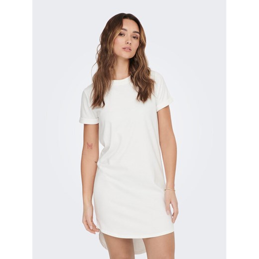 JDY Sukienka codzienna Ivy 15174793 Biały Regular Fit ze sklepu MODIVO w kategorii Sukienki - zdjęcie 182691284