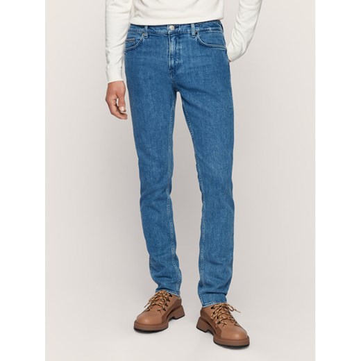Boss Jeansy Slim Fit Delaware3 50437911 Granatowy Slim Fit ze sklepu MODIVO w kategorii Jeansy męskie - zdjęcie 182691362