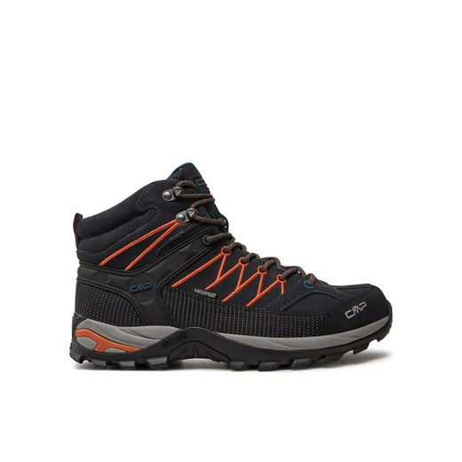 CMP Trekkingi Rigel Mid Trekking Shoes Wp 3Q12947 Czarny ze sklepu MODIVO w kategorii Buty trekkingowe męskie - zdjęcie 182691382