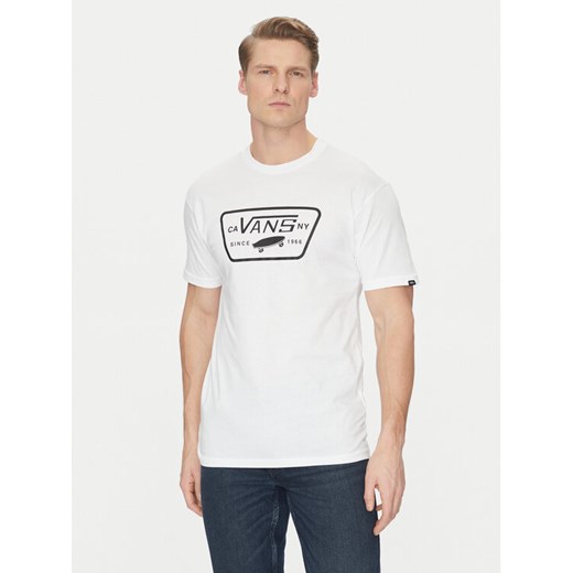 Vans T-Shirt Full Patch VN000QN8YB21 Biały Classic Fit ze sklepu MODIVO w kategorii T-shirty męskie - zdjęcie 182691423