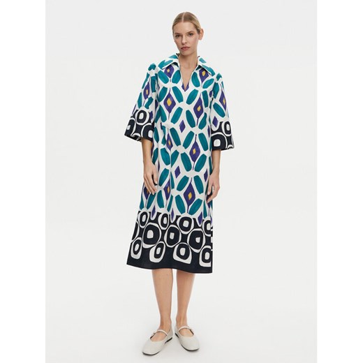 Luisa Spagnoli Sukienka codzienna Prudenza 542073 Kolorowy Loose Fit ze sklepu MODIVO w kategorii Sukienki - zdjęcie 182691441